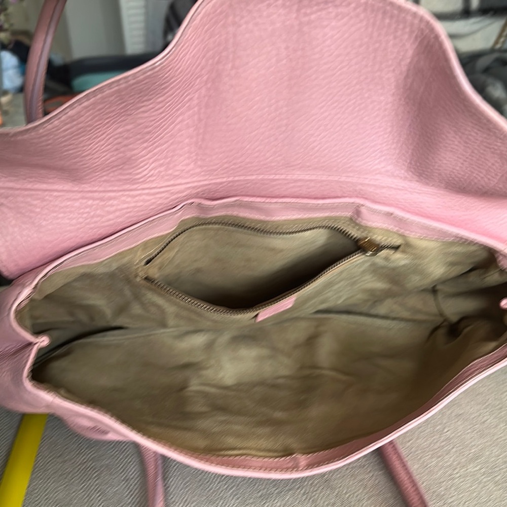 Celine Macadam Bubble Gum Pink Buckle Flap Leather Bag, unreal condition & price - Picture 10 of 13